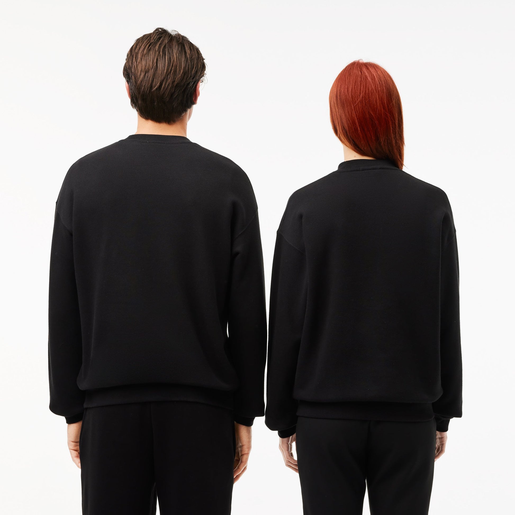 Loose Fit Badge Accent Fleece Sweatshirt - SH2741 - Medaid International