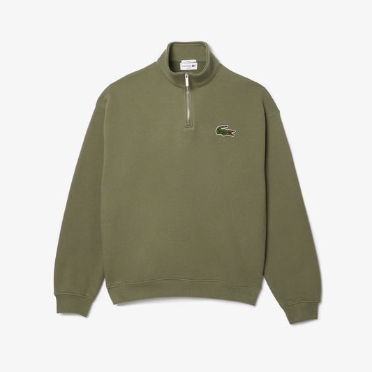 buy-loose-fit-zip-neck-badge-accent-sweatshirt-sh2748-bmy-lebanon - Medaid