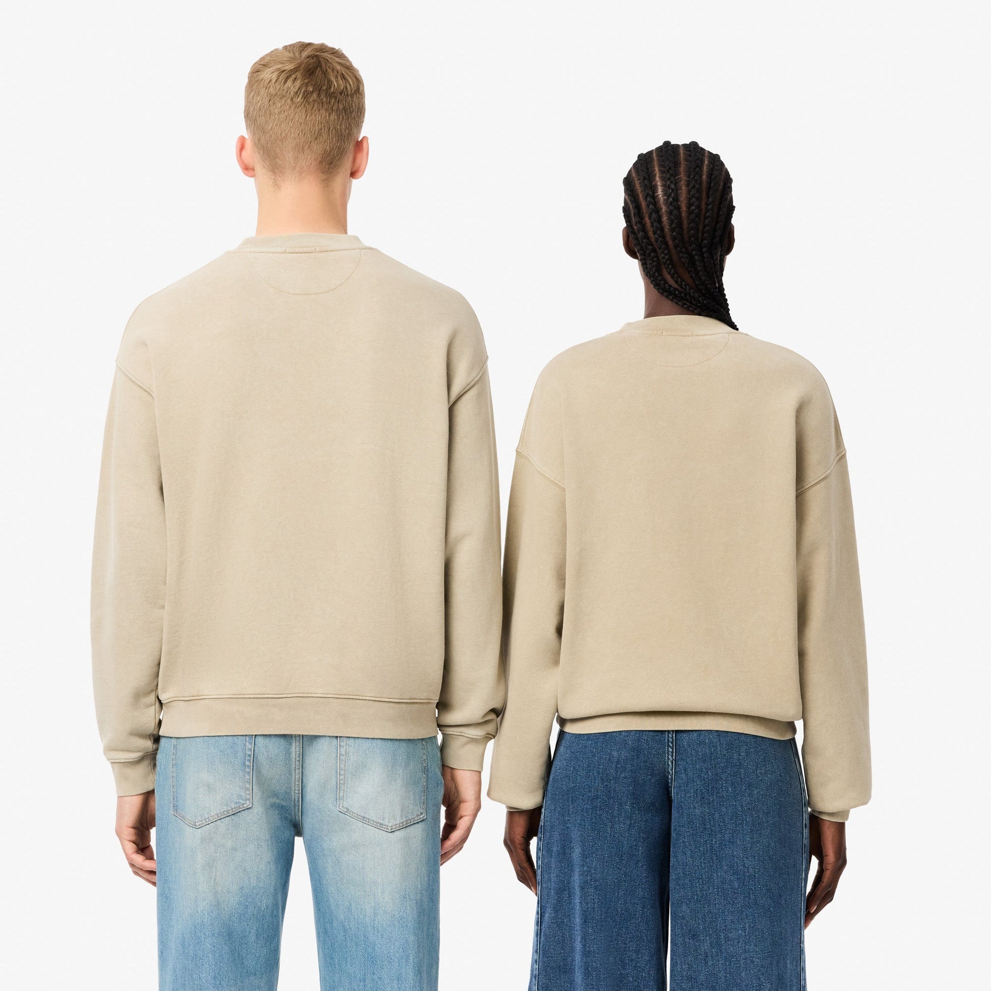 buy-loose-fit-washed-effect-fleece-sweatshirt-sh2837-02s-lebanon - Medaid