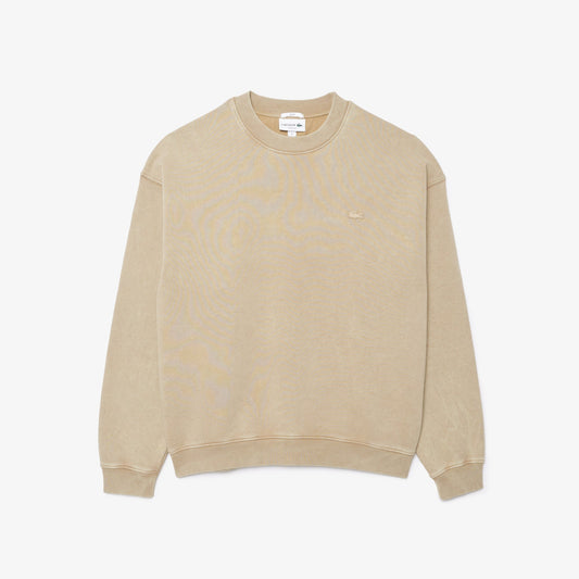 buy-loose-fit-washed-effect-fleece-sweatshirt-sh2837-02s-lebanon - Medaid