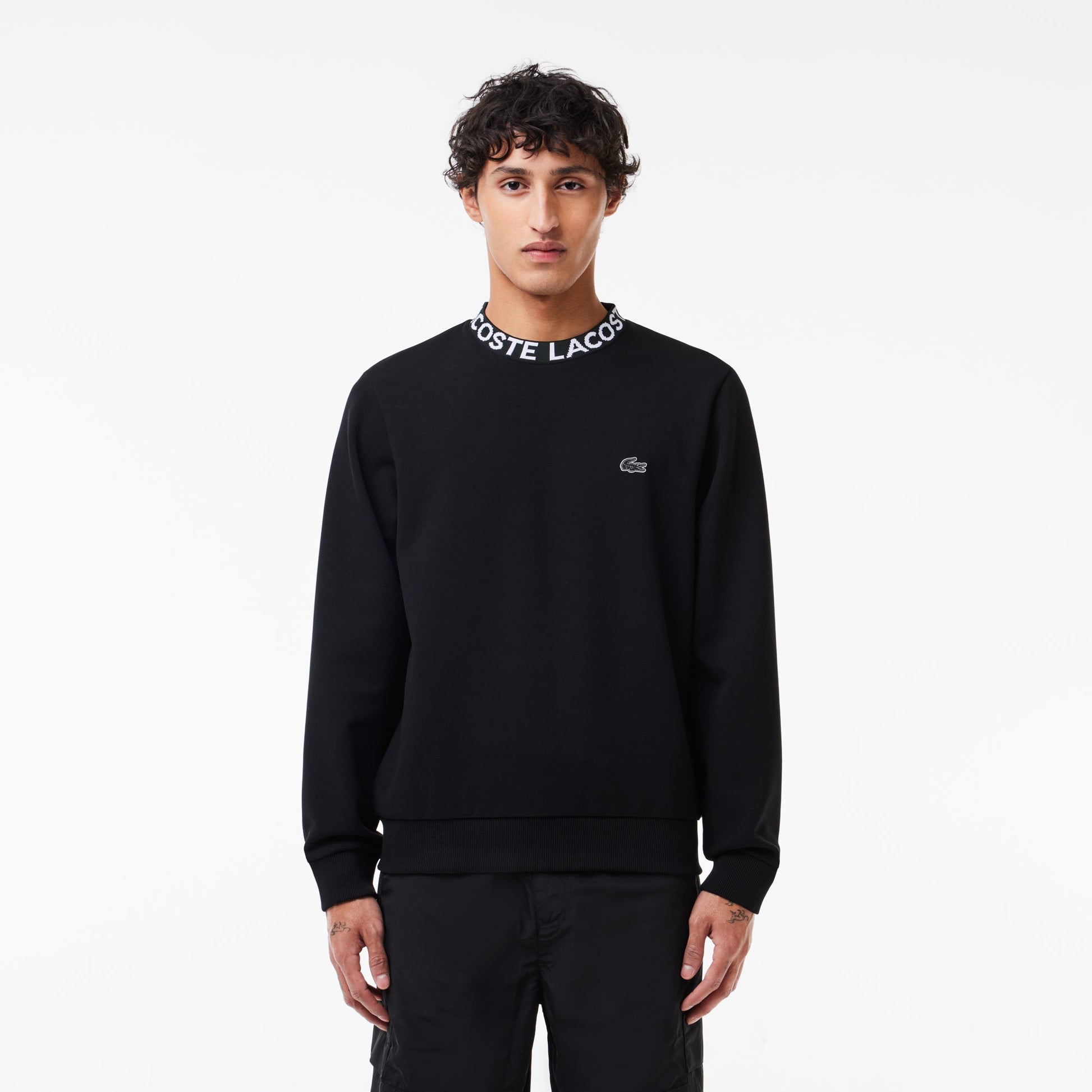 buy-logo-jacquard-crew-neck-sweatshirt-sh7473-031-lebanon - Medaid