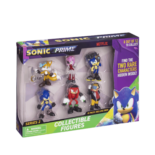 SONIC FIGURE DELUXE 8PACK W/BOX 2.5" - Medaid International