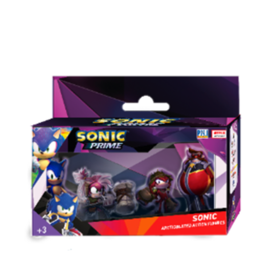 Sonic the Hedgehog 4-Pack Articulated Action Figures - Medaid International