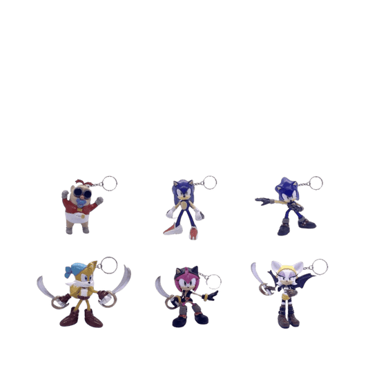 SONIC FIGURE K.CHAIN BLISTER 2.5" 10ASST - Medaid International