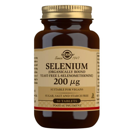 Solgar - Selenium (Yeast-Free) 200 mcg 50 Tablets* - Medaid International