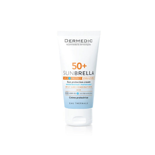 Dermedic Sunbrella SPF 50 +Sun Protection Cream Oily And Combination Skin - 50 ml - Medaid