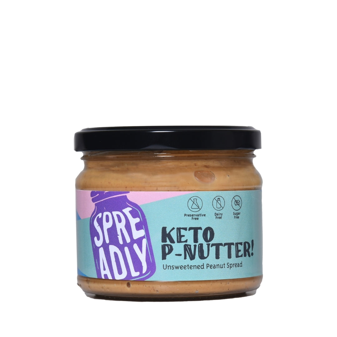 Keto P-NUTTER Unsweetened Peanut Spread - Medaid International