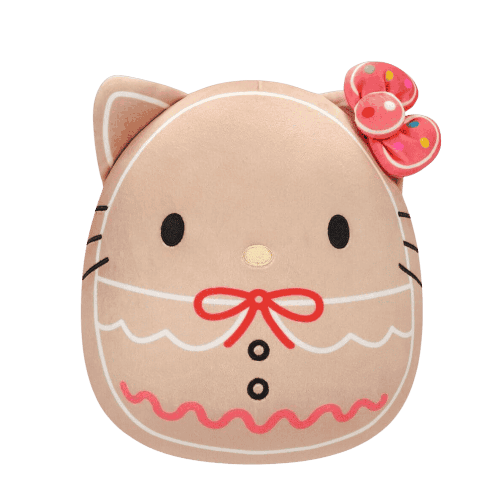 Squishmallows Sanrio Christmas Hello Kitty Gingerbread 10" Plush - Medaid International