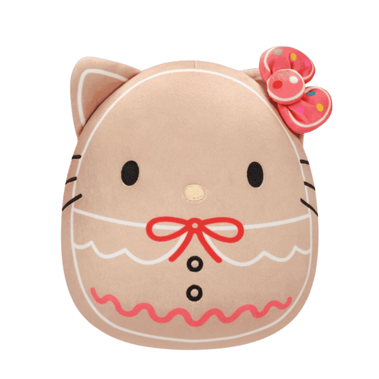Squishmallows Sanrio Christmas Hello Kitty Gingerbread 10" Plush - Medaid International