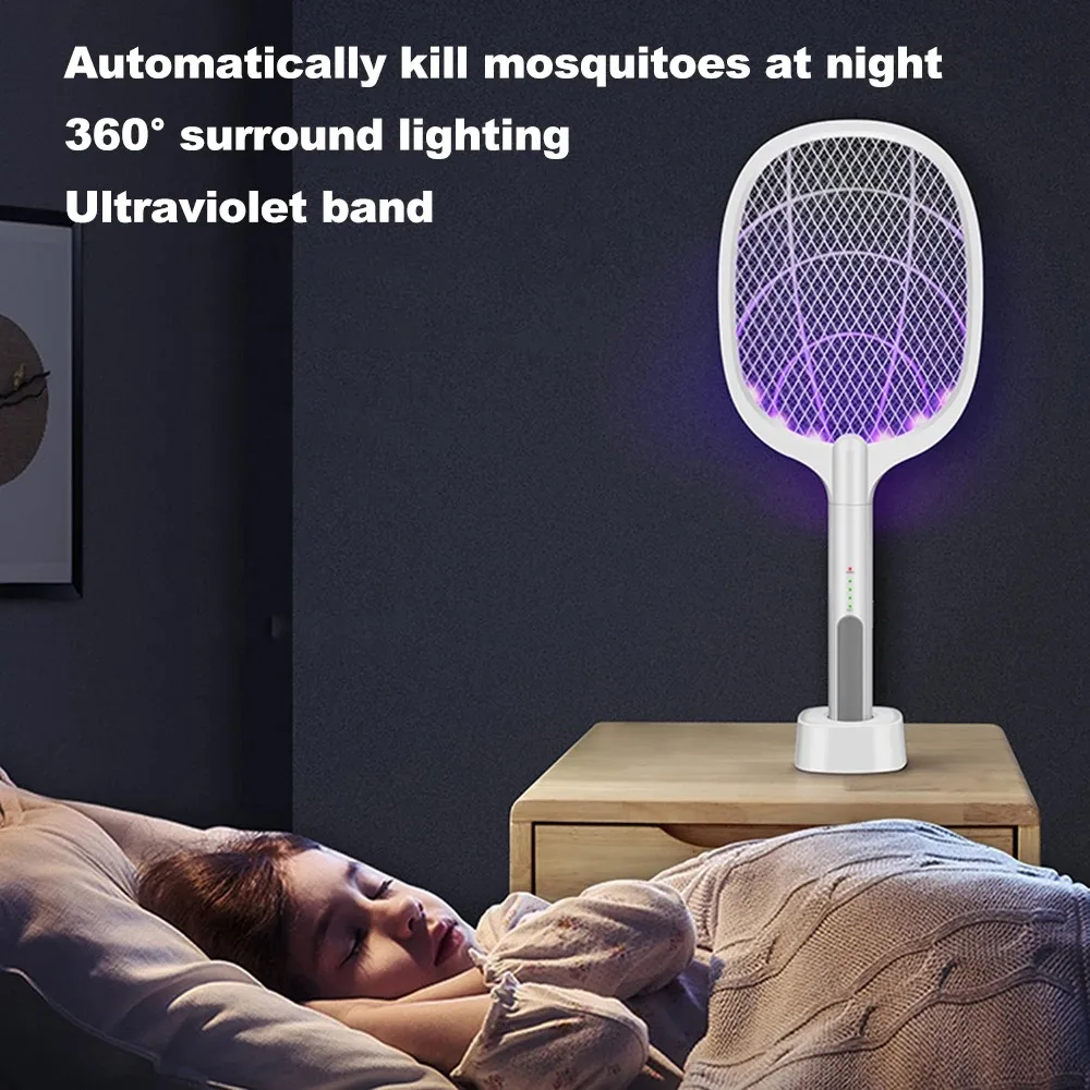 USB Rechargeable Electric Mosquito Swatter & Lamp ‚Äì Fly Zapper - Medaid International