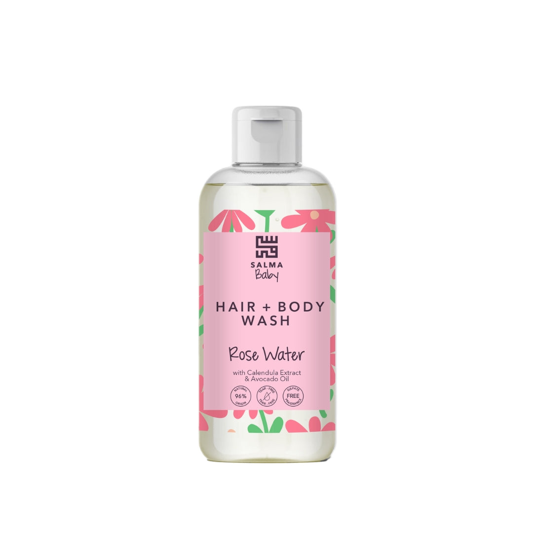 Baby Hair & Body Wash Rose Water - Medaid International