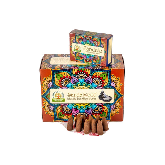 AROMA BACK FLOW CONES - SANDALWOOD - Medaid International