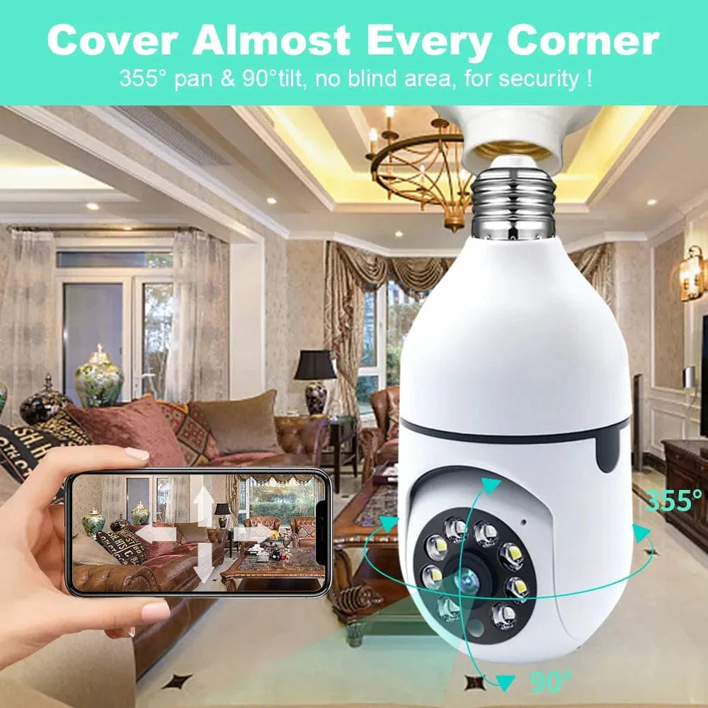 5G Wifi 5MP Bulb Camera FR1556 - Medaid International