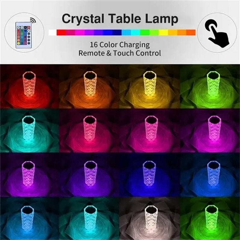 LED Crystal Table Lamp - Medaid International