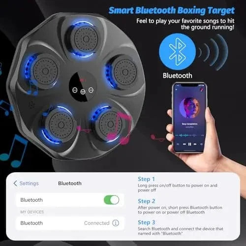 Music Boxing Machine with Boxing Gloves HP2301 - Medaid International