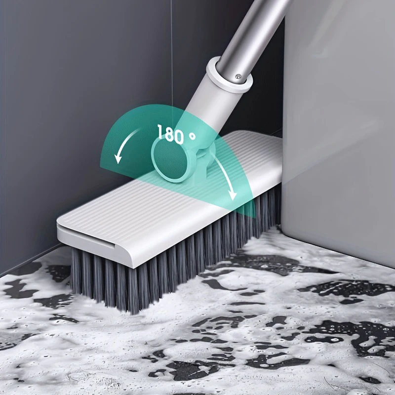 4 in 1 Broom and Dustpan Set ‚Äì Multifunctional Floor Brush for Bathroom & Household Cleaning | Folding Mop & Housekeeping Supplies - Medaid International
