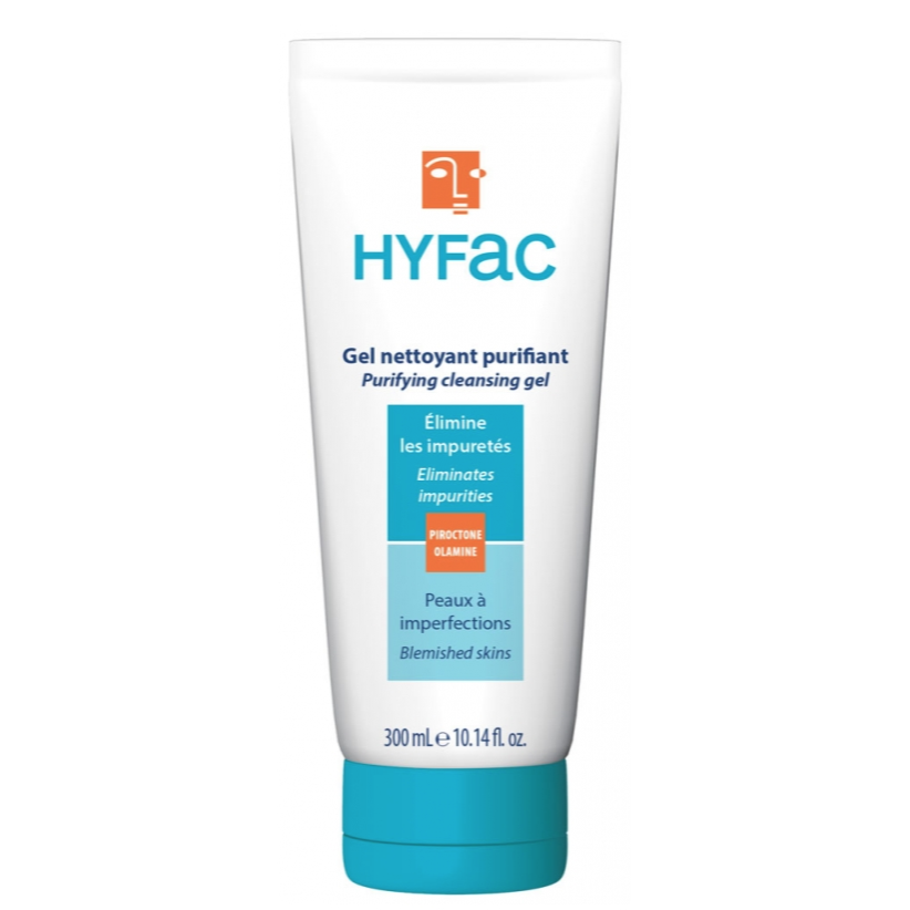 Hyfac Purifying Cleansing Gel Face And Body 300ML - Medaid