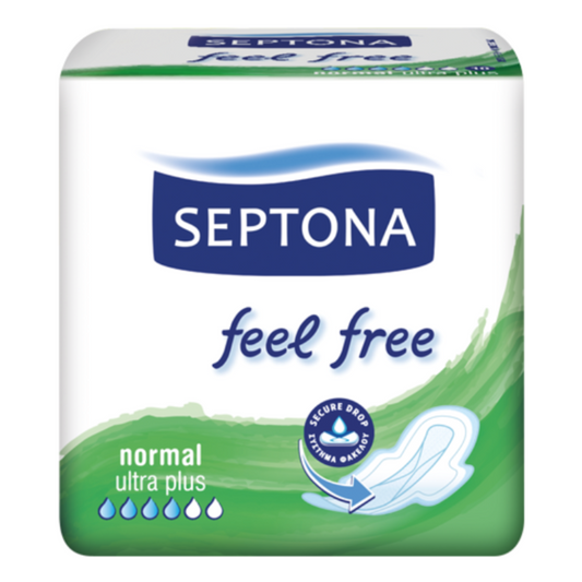 Septona Sanitary Napkins Feel Free Normal 10 Napkins - Medaid