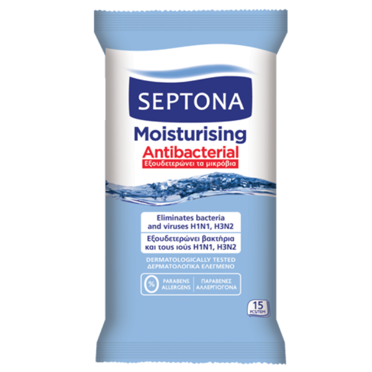 Septona Antibacterial Wipes With Moisturizing Action - Medaid International