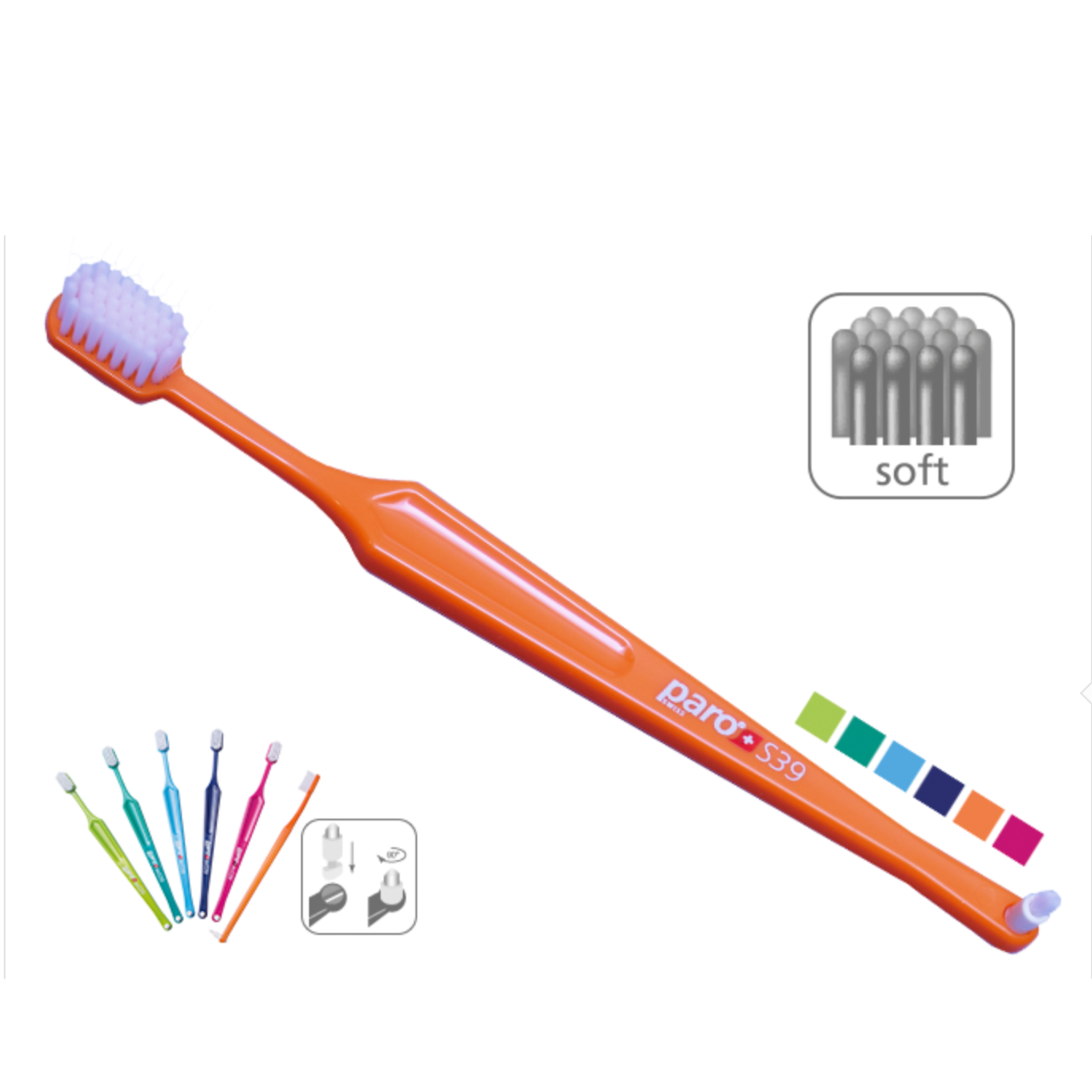 Paro S39 Soft Tooth Brush 715 - Medaid - Lebanon