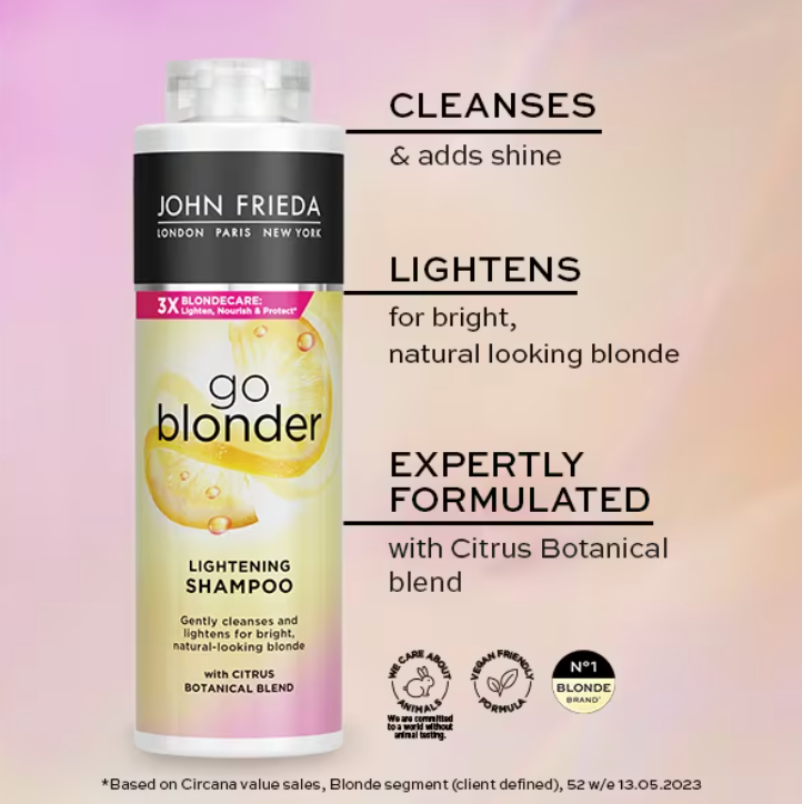 john-frieda-go-blonder-lightening-shampoo-500-ml - Medaid