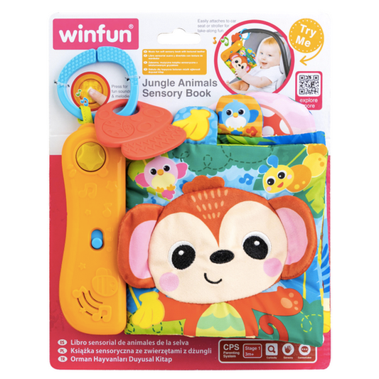Jungle Animals Sensory Book - Medaid International