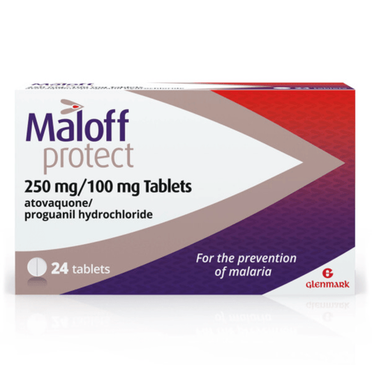 Maloff Protect - Anti-Malaria Tablets 250mg / 100mg 24 Tablets (P) - Medaid International
