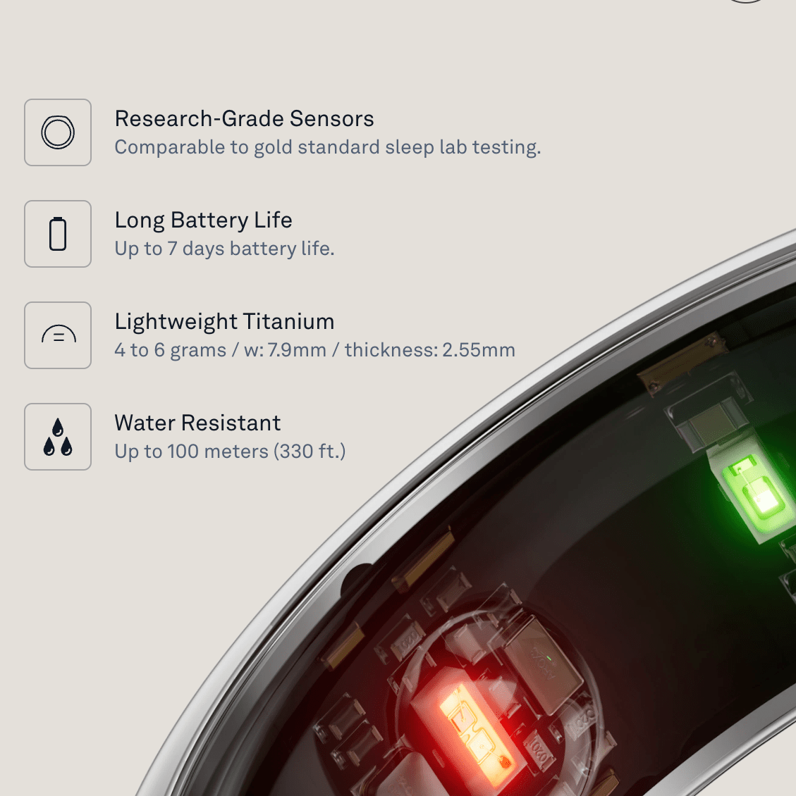 OURA Ring - Horizon (1 Month Free Trial) - Medaid