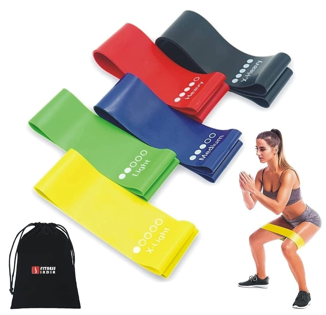 Rubber Elastic Band 5 DIFFERENT RESISTANCE LEVELS - Medaid International