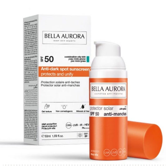 Bella Aurora Anti-Dark Spot SPF 50+ Gel Cream - Medaid