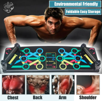 12 in 1 Push Up Board System Foldable Workout Portable Trainer for Home Fitnes - Medaid International