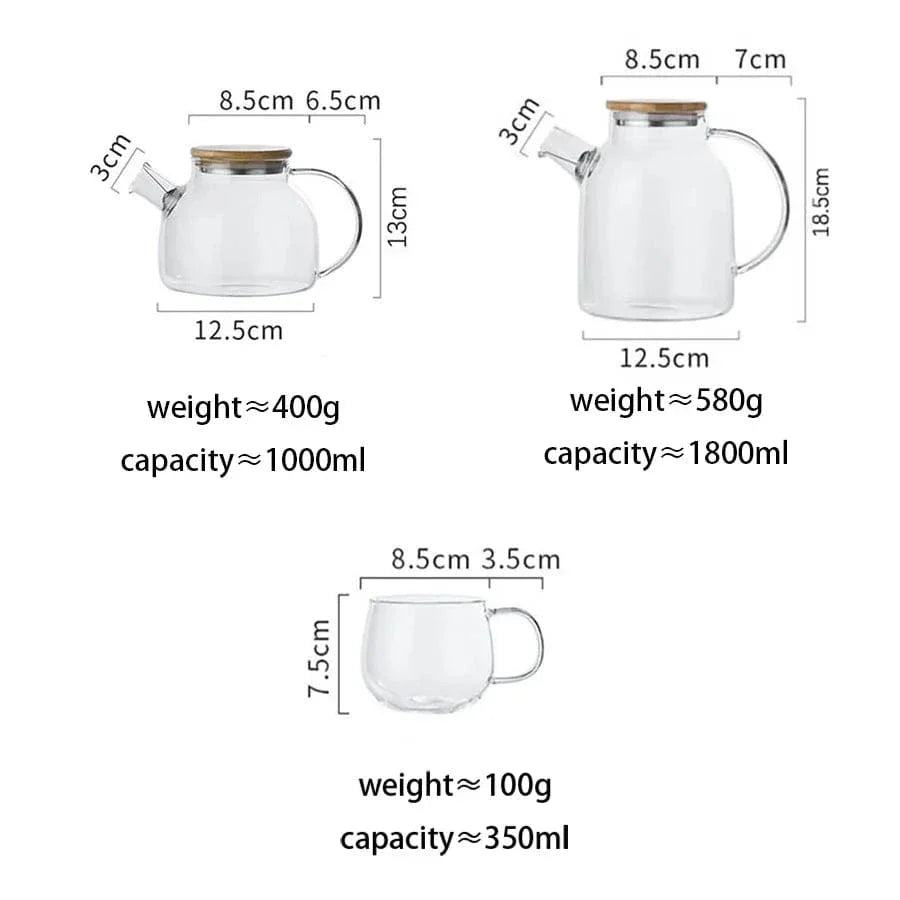 Glass Tea Pot KT1267 - Medaid International