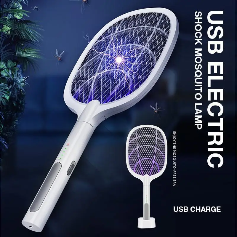 USB Rechargeable Electric Mosquito Swatter & Lamp ‚Äì Fly Zapper - Medaid International