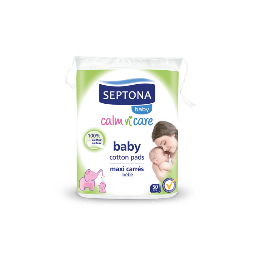 Septona Baby Cotton Pads - 50 Pcs - Medaid