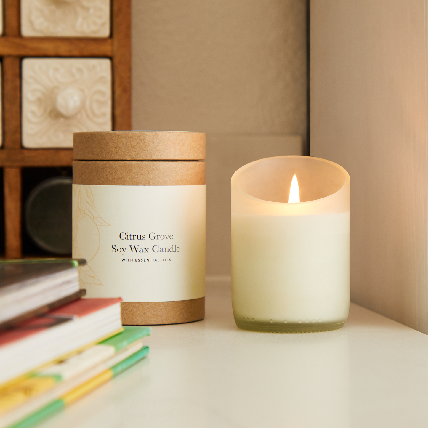 Citrus Grove Soy Wax Candle - Medaid International