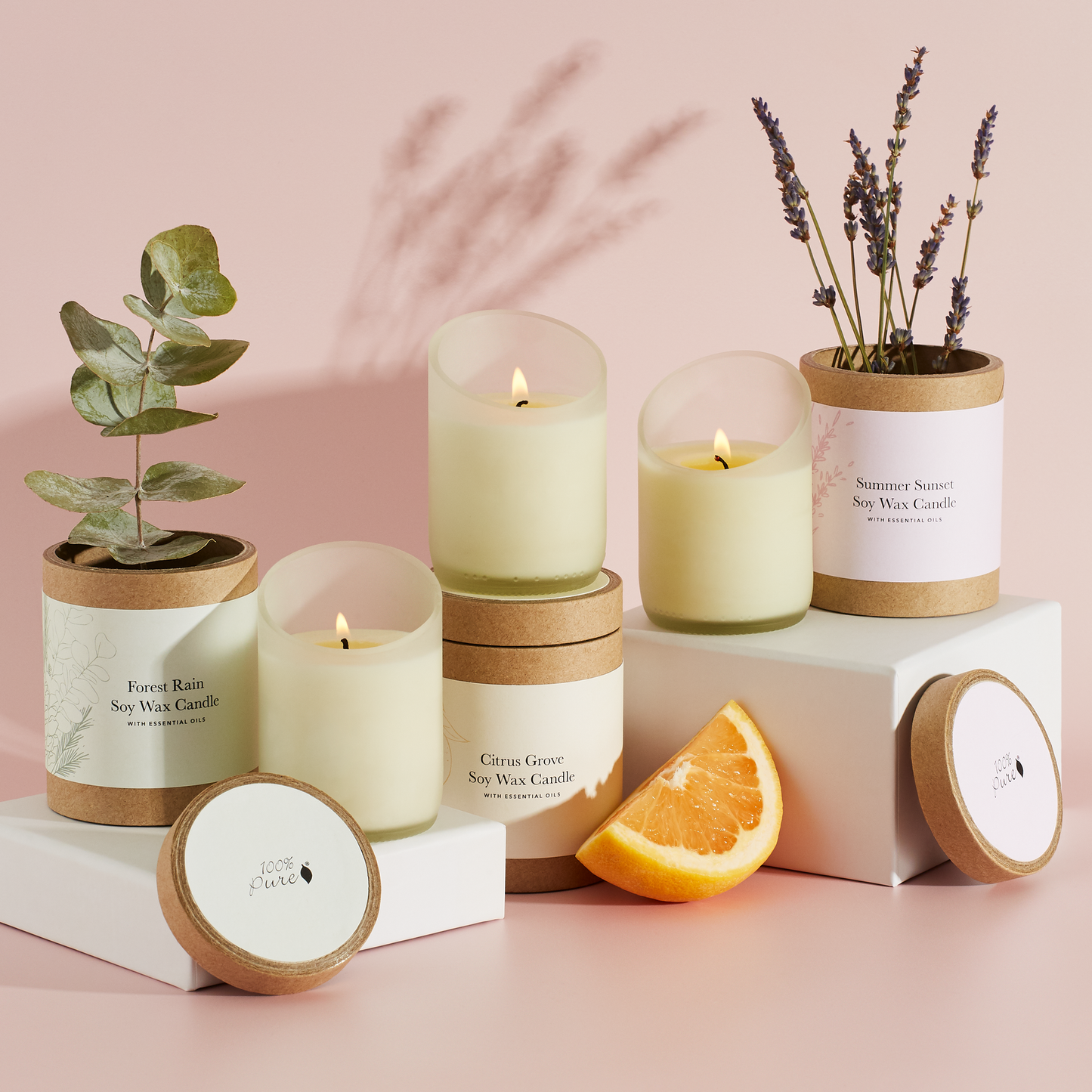 Citrus Grove Soy Wax Candle - Medaid International