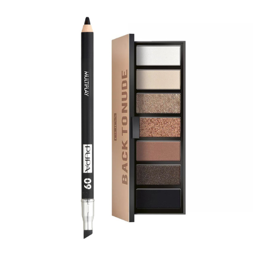 20% OFF Makeup Stories Compact Palette + Pupa Milano Multiplay Eye Pencil Deep Black - Medaid