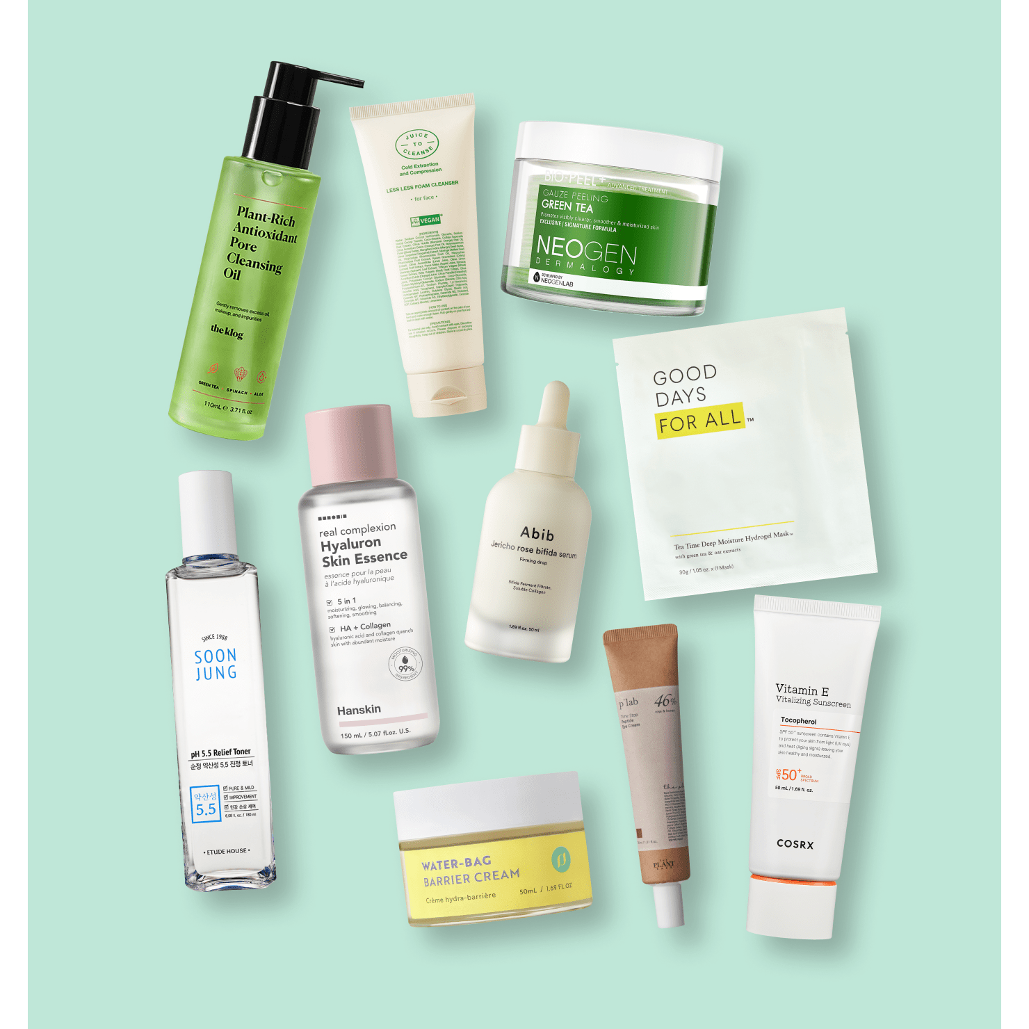 10-Step Korean Skin Care Routine Set (Normal Skin Type) - Medaid