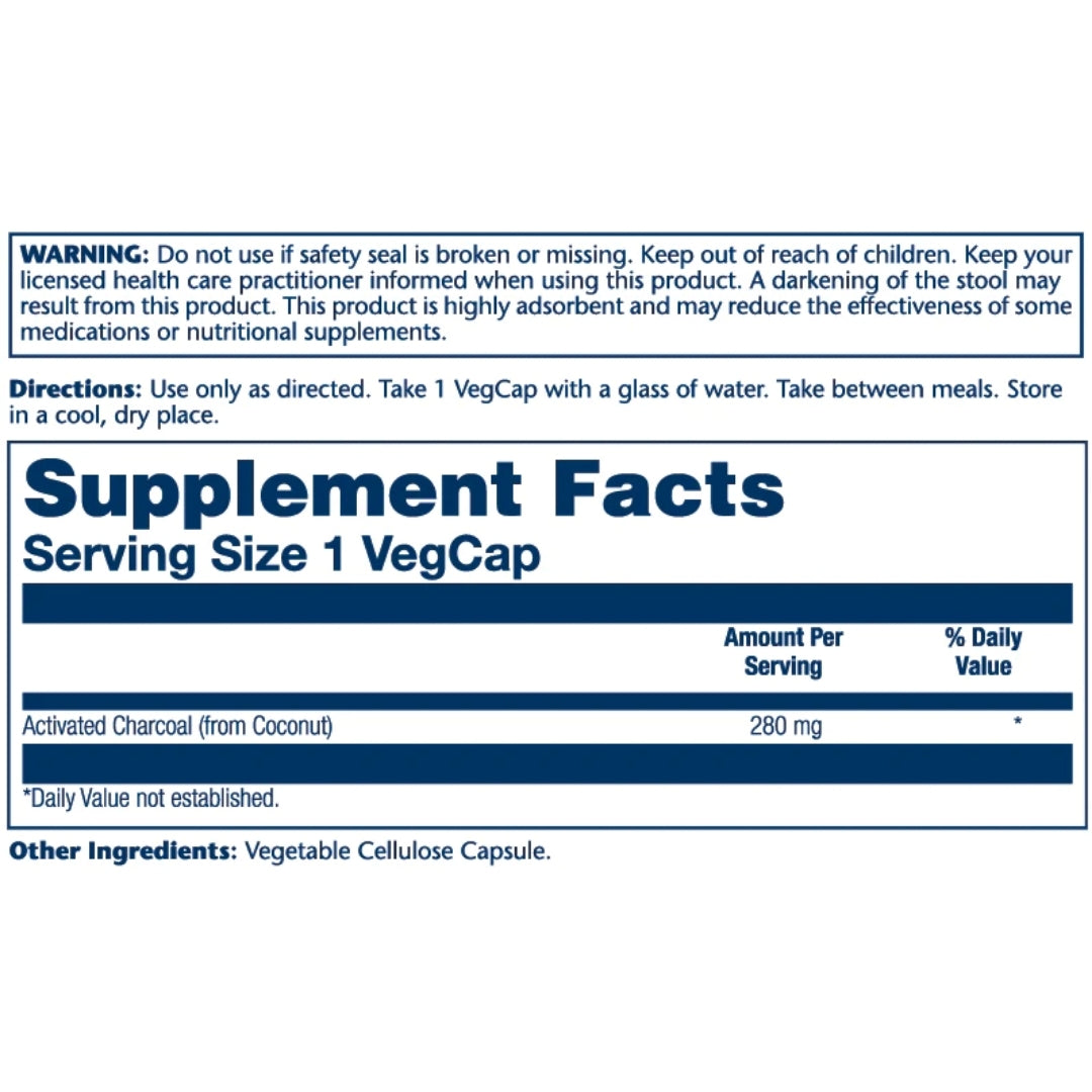 Activated Charcoal 280mg - Medaid
