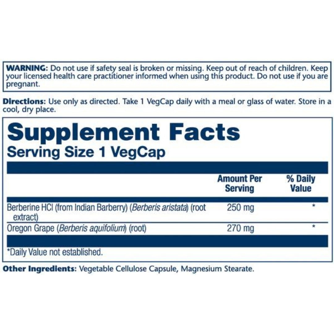 Berberine Root Extract 250mg - Medaid