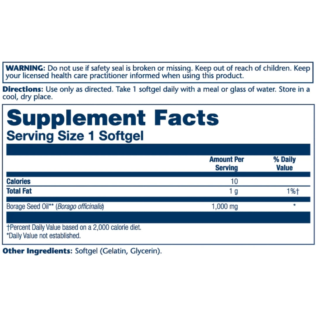 Borage Seed Oil 1000mg - Medaid