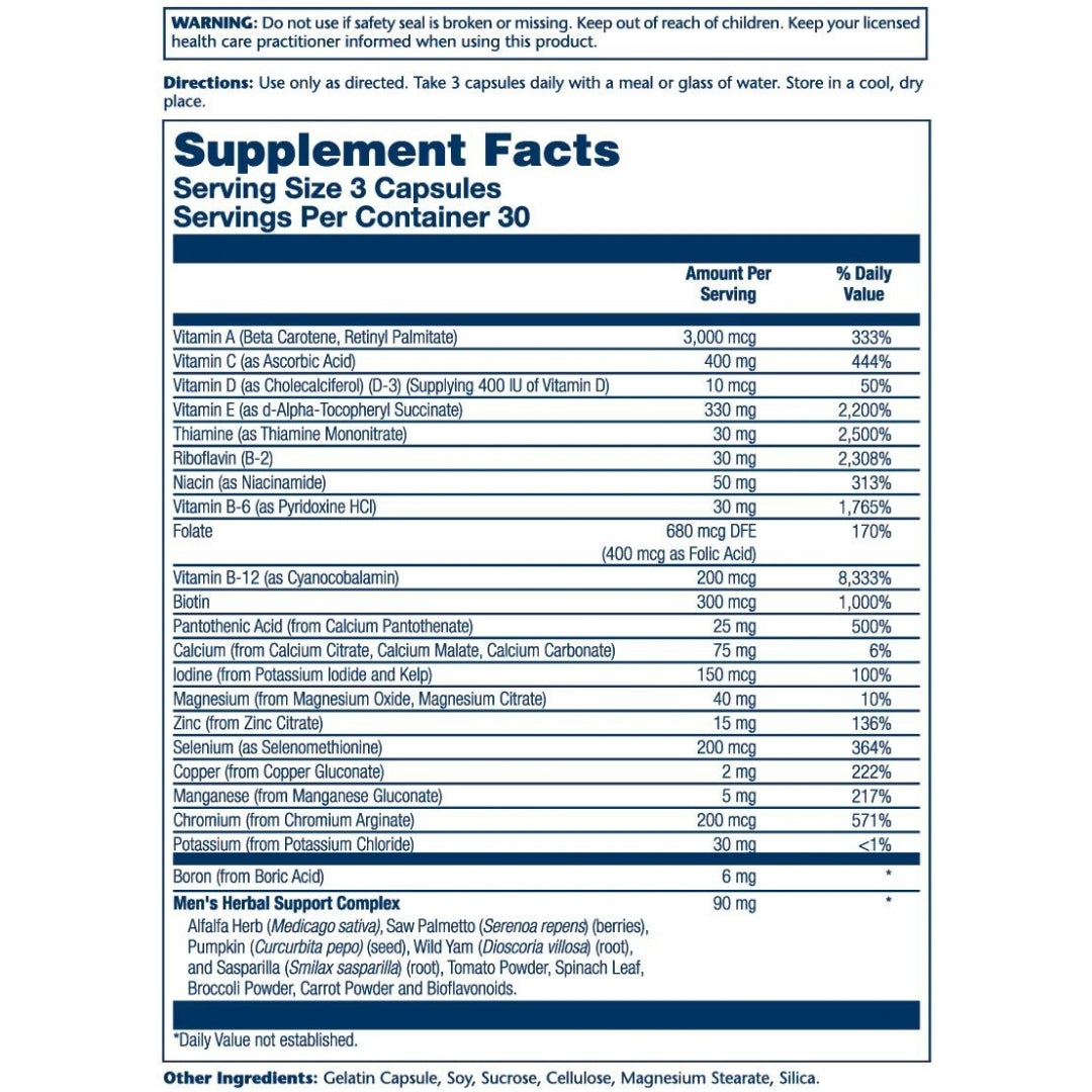 Men's Golden Multivitamin - Medaid International