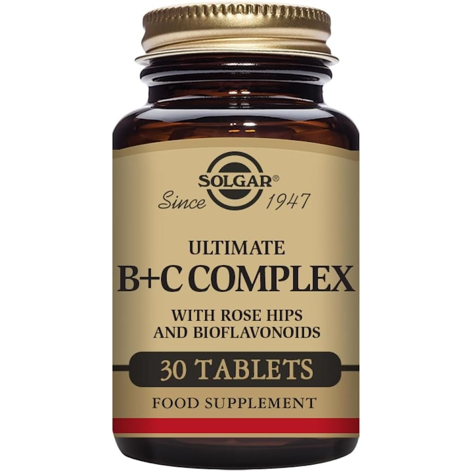 Solgar Ultimate B Plus C Complex Tablets - Pack of 30 - Medaid - Lebanon