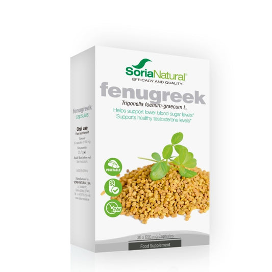 Soria Natural Fenugreek XXI 30 Capsules - Medaid