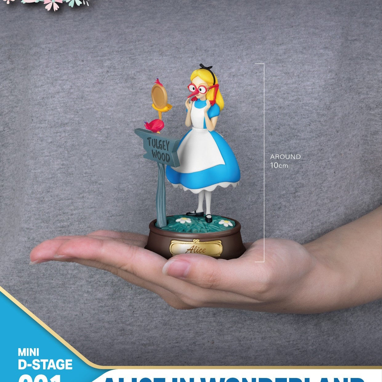 Alice in Wonderland Series Glasses Alice Mini Diorama Stage by Beast Kingdom - Medaid International