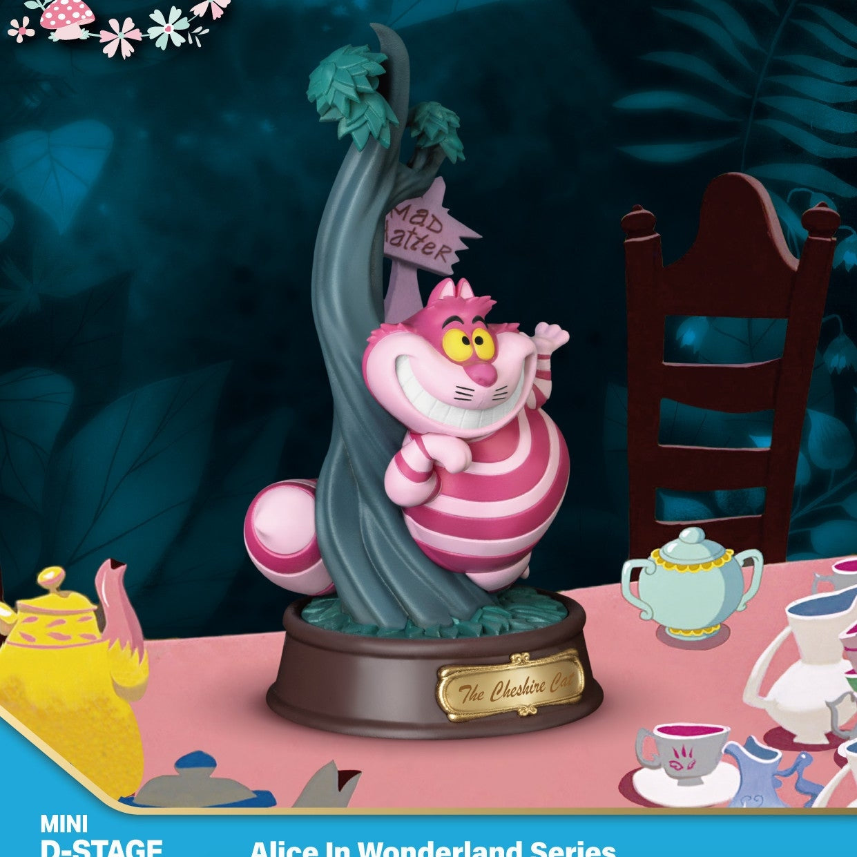 Alice in Wonderland Series The Cheshire Cat Mini Diorama Stage by Beast Kingdom - Medaid International