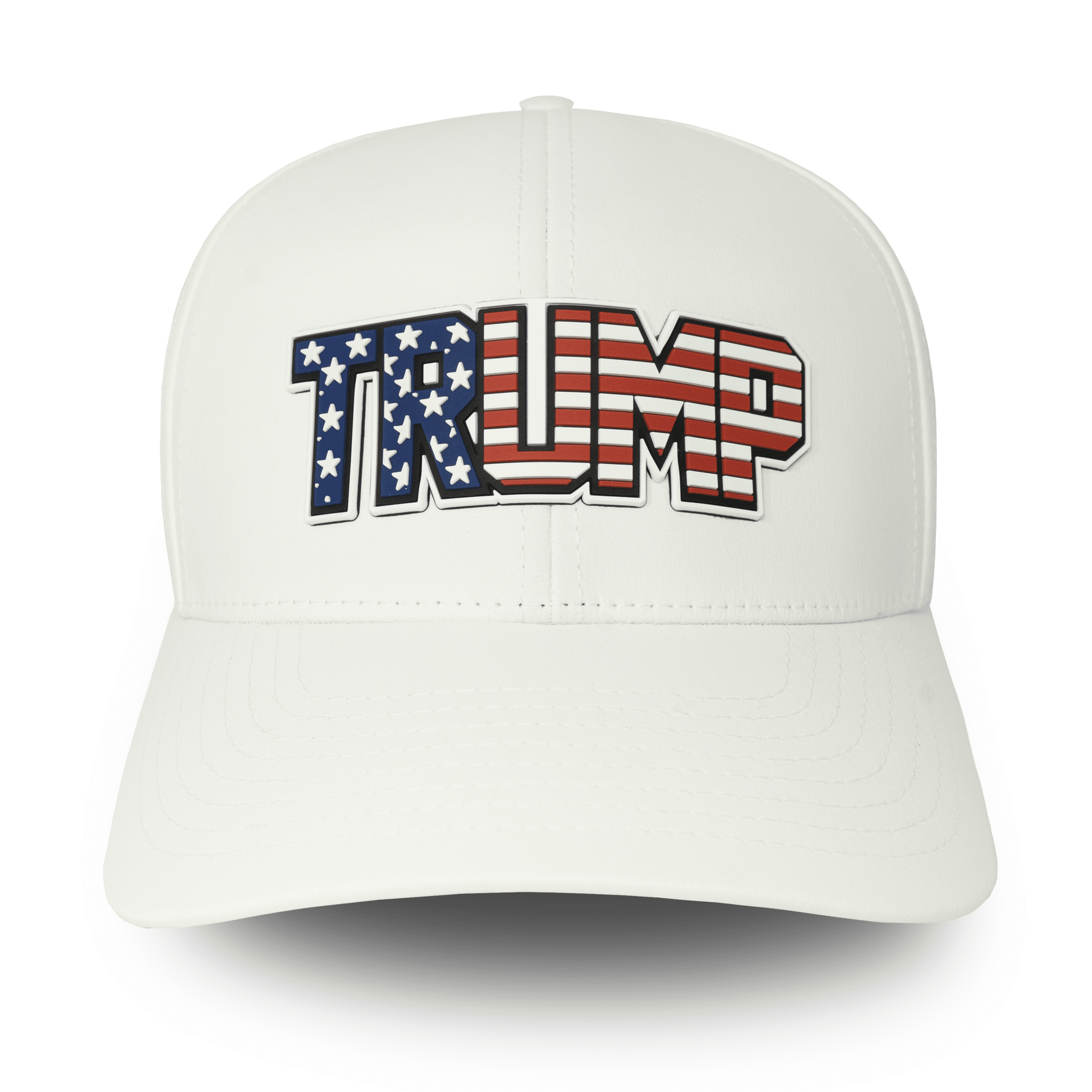 Trump Stars & Stripes Hat - White - Medaid International