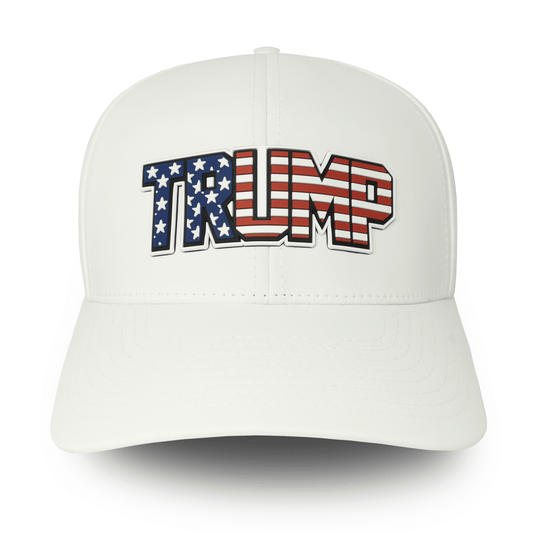 Trump Stars & Stripes Hat - White - Medaid International