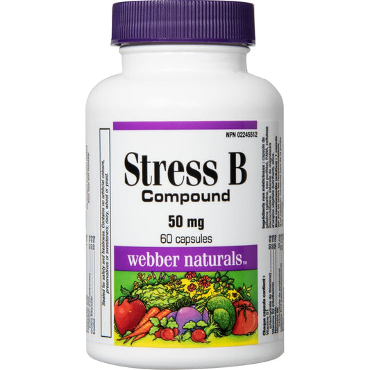 Webber Naturals® Stress B - 60 Capsules - Medaid