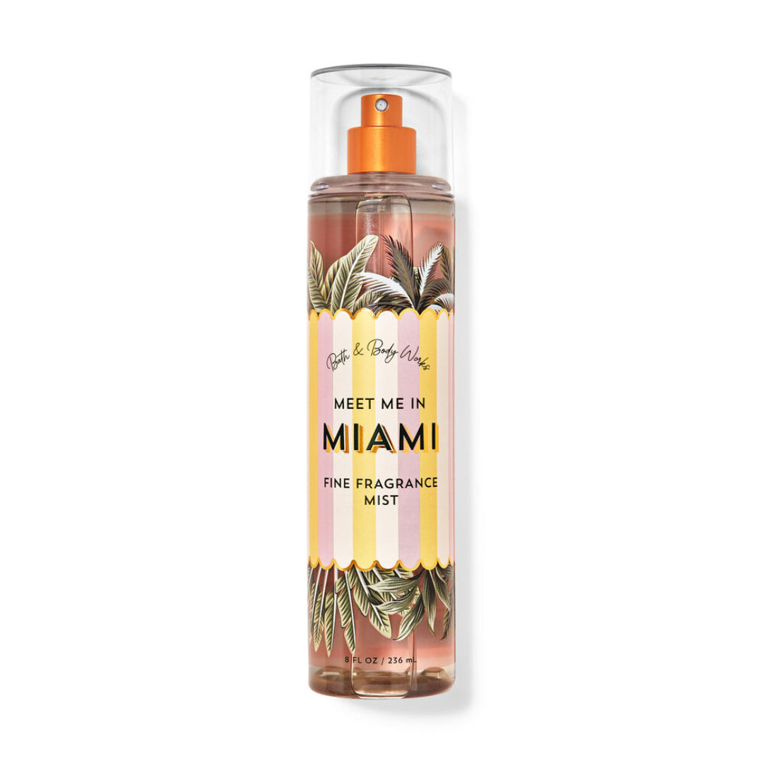 Bath And Body Works Fine Fragrance Mist 236ml - Meet Me In Miami - Medaid